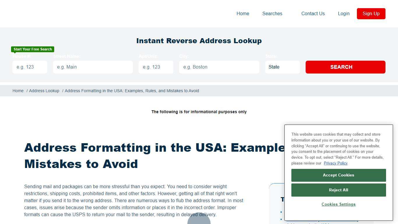 US Mailing and Letter Address Format: How to Write It Correctly